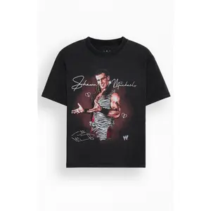 PacSun Men's WWE Shawn Michaels Hearts T-Shirt - Multicolor
