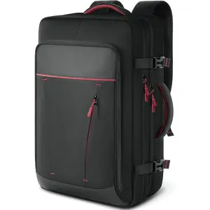 DJ Controller Bag for DDJ-FLX4/DDJ 200/DDJ 400/DDJ REV1, Padded DJ Backpack with Multi-pocket for 17 Inch Laptop, Cables, DJ Carrying Mixer Case with Adjustable Strap for DJ Equipment, Red