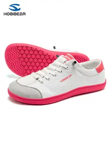 HOBIBEAR WideLast Women's Gradient Casual Sneakers, Breathable Mesh No-Tie Wide Toe Barefoot Shoes, Comfortable Lightweight Walking Shoes for Daily Wear