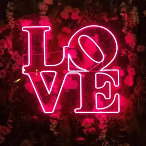 5D DIY Full Drill Diamond Painting - Diamond Painting Kit Neon Text Mosaic Canvas DIY Wall Art, Home Wall Decoration
