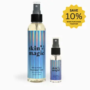 Skin Magic - Glow & Go Exfoliating Skincare Bundle For All Skin Types Glycolic Gentle
