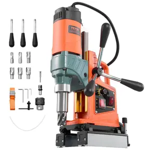 VEVOR Magnetic Drill Press, 1400 W, 2 inch Boring Diameter, 0-750 RPM Speed, Reversible Direction, Mag Drill Press for Metal Surface, Electric Drilling Machine for Industrial and Home ImprovementVEVOR Super Brand Day