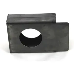 Single Hole Weldable Unpainted Steel Lockbox (3 1/2" x 4 1/4" x 1 1/2")