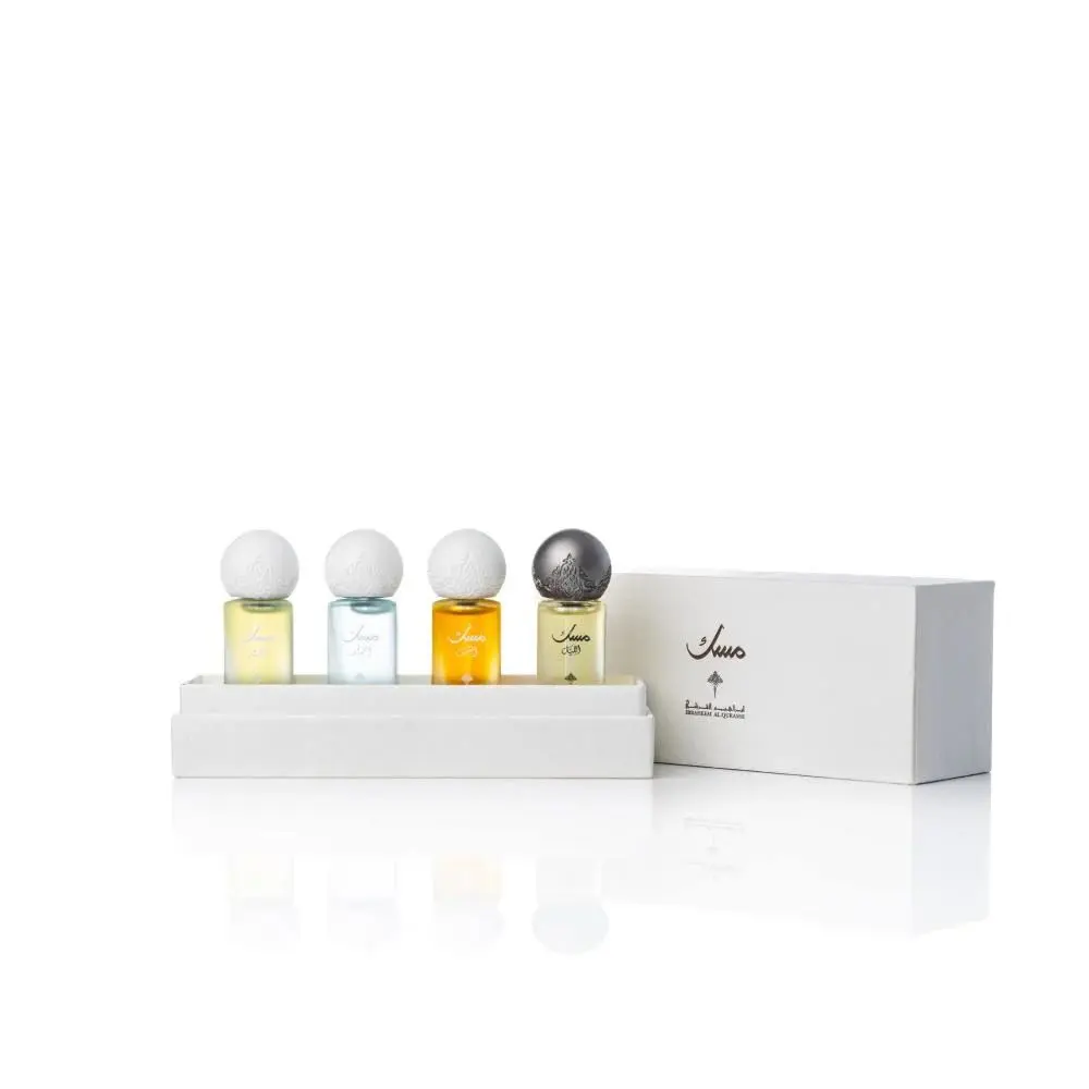 4-Piece Fragrance Beauty Set, Unisex Musk Perfume Oil Gift Collection with Sun, Dusk, Moon & Night Scents, Mini Cologne, 4 x 6ml, Miniaturized Unisex Fragrance, Musk Unisex Fragrance