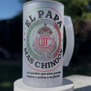 TO7UC4 escudo Frosted Mug 16 oz  Reusable Washable
