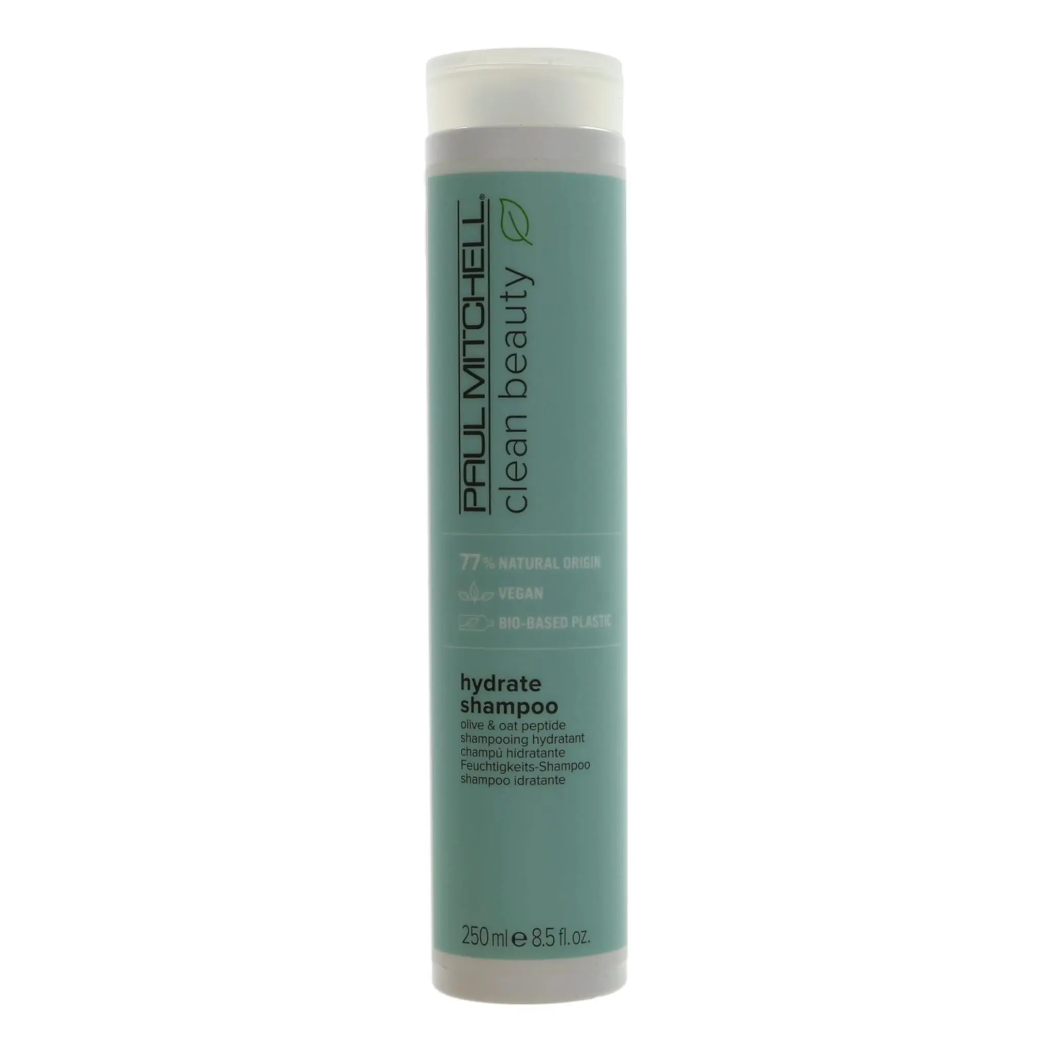 Clean Beauty Hydrating Shampoo with Oat Peptides for Nourishing Haircare, Mild Floral Scent - 8.5 oz, Moisturizing, Repair