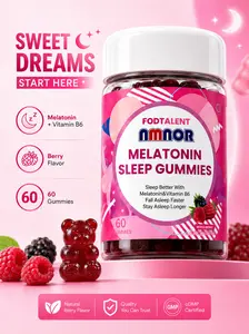 Healthcare Melatonin Sleep Gummies with Vitamin B6, Mixed Berry Flavor, 60 Bear-Shaped Gummies for Nighttime Routine Support