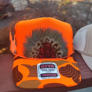 Feather Trucker Hats trendy hat style