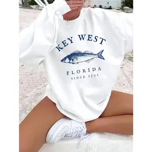 2026 New Autumn And Winter Women's Pattern Print Sweatshirt