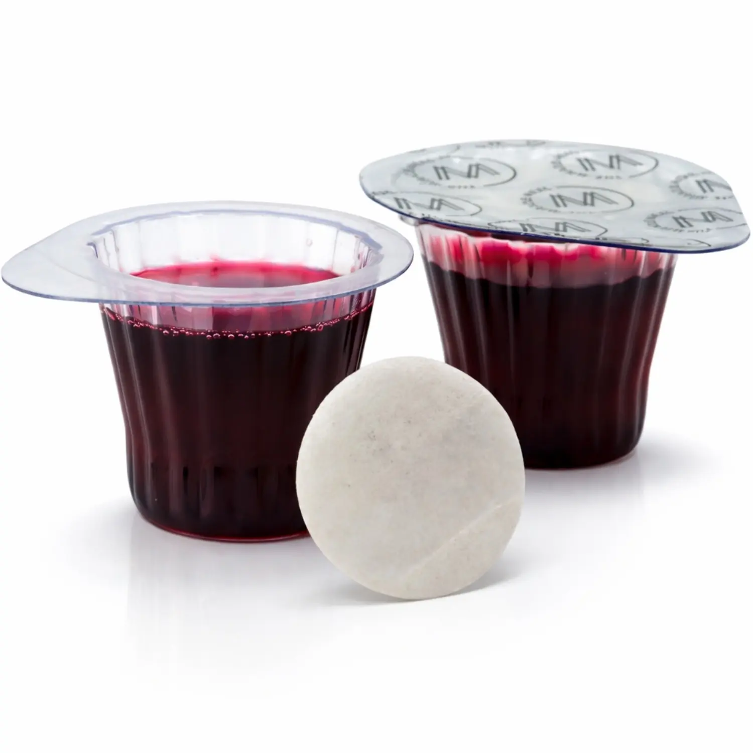 The Miracle Meal Congregational Prefilled Communion Plastic Cups - Premium Ingredients, Premium Wafer, 100% Concord Grape Juice, Disposable Recyclable Tableware, Compact Hygienic Meaningful Religious Gift for All Ages