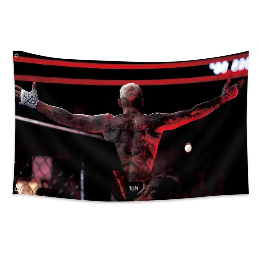 Charles-Oliveira Flag Banner 3x5 Feet, Durable Decorative Banner, Inspirational Wall Decoration, Home Decor Accessory, University Dorm Room, Living Room Wall Decor, Decoration Items