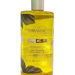 Terramar 3 en 1 Hair Oil with Argan & Macadamia 500ml - Premium Nourishing Formula for Vibrant Hair Care