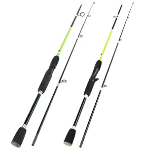 Sougayilang Catfish Casting Rod 2 Pieces Portable 5.9’ Heavy Spinning and Catfishing Rod,For outdoor