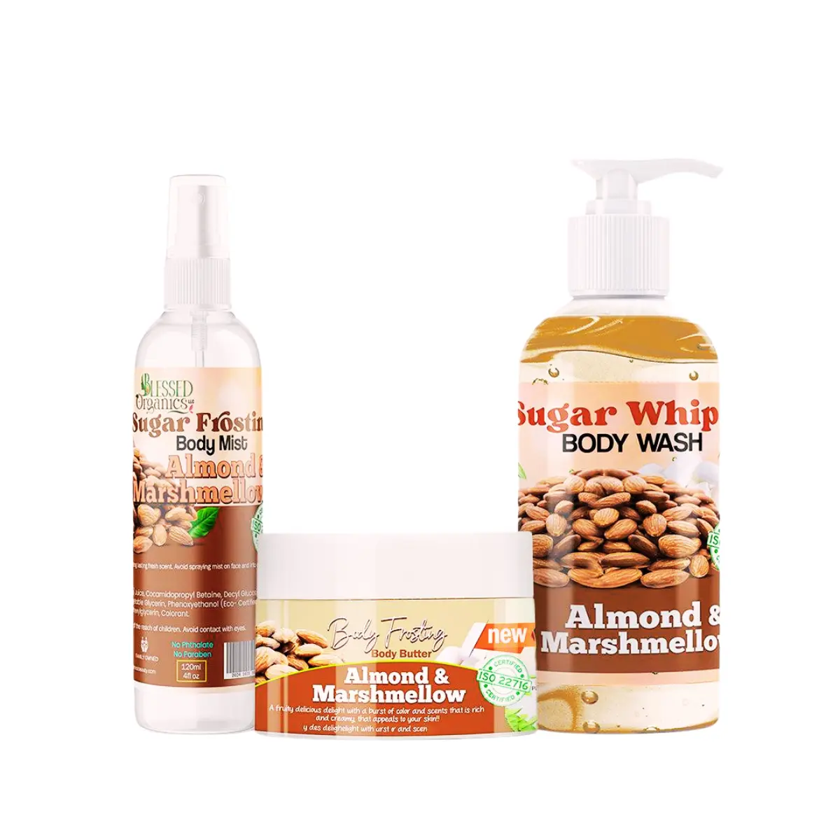 BB Set - Almond & Marshmallow - Almond Essence & Sweet Delight