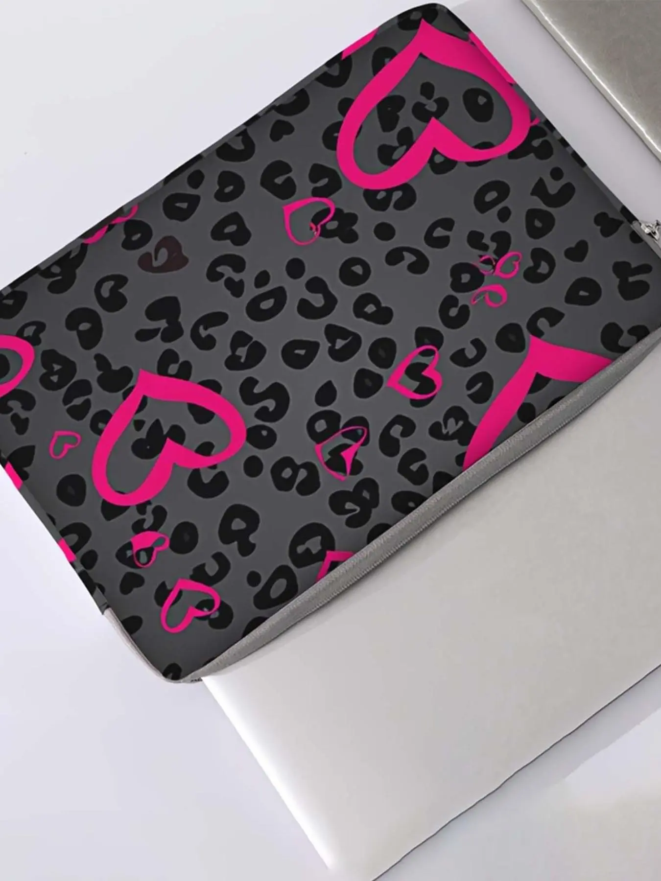 Fashion Leopard Print Laptop Bag, Soft Laptop Case, Laptop Zipper Storage Bag, Tablet Case, Suitable for Laptop, Laptop Case, Tablet Case, Laptop Casing, Laptop Backpacks, Laptop Computer Bag