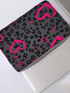 Fashion Leopard Print Laptop Bag, Soft Laptop Case, Laptop Zipper Storage Bag, Tablet Case, Suitable for Laptop, Laptop Case, Tablet Case, Laptop Casing