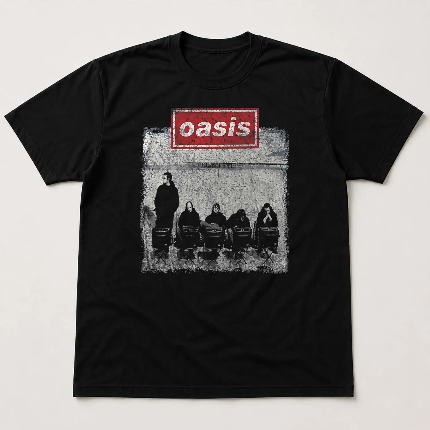 Oasis Band T-Shirt, Britpop Rock Graphic Tee, Vintage 90s Music Shirt, Retro Indie Band Fan Gift, Unisex Concert Tee