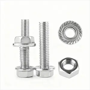 330Pcs Metric Hex Flange Bolts Nuts And Washers Assortment Kit Class 8.8 Zinc Plated Anti-Corrosion M6 M8 M10 For Car Truck Motorcycle And DIY Repair