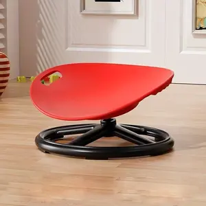 Circular Rotating Round Sensory Integration Training Chair, Ideal for Balance & Coordination, Perfect for Children & Teenagers Growth, Fun Furniture
