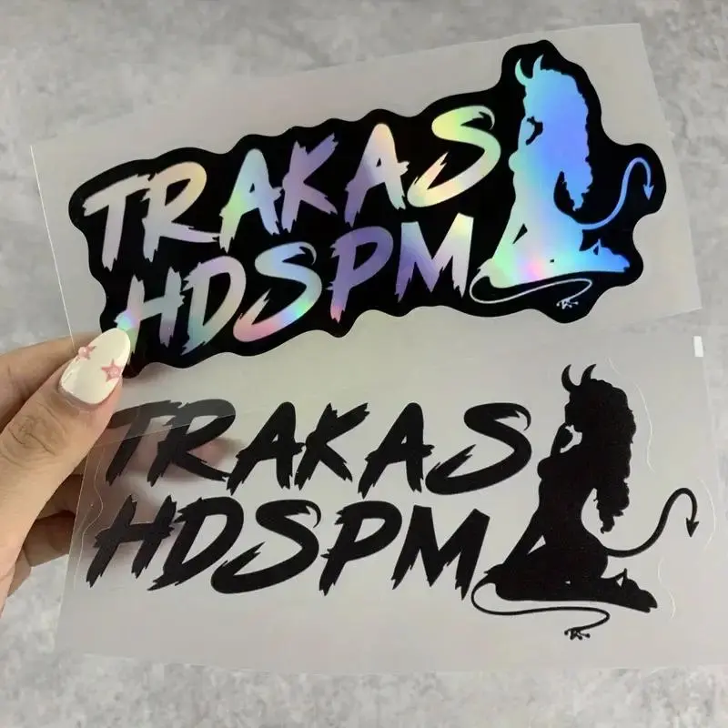 TRAKAS HDSPM Letter Pattern Car Sticker, Waterproof & Sunproof Car Decal, Universal Car Exterior Decoration Accessories for Car Window & Body, Sticker for Cars, Vehicle Exterior Decoration, Sticker Decals, Decals For Vehicles