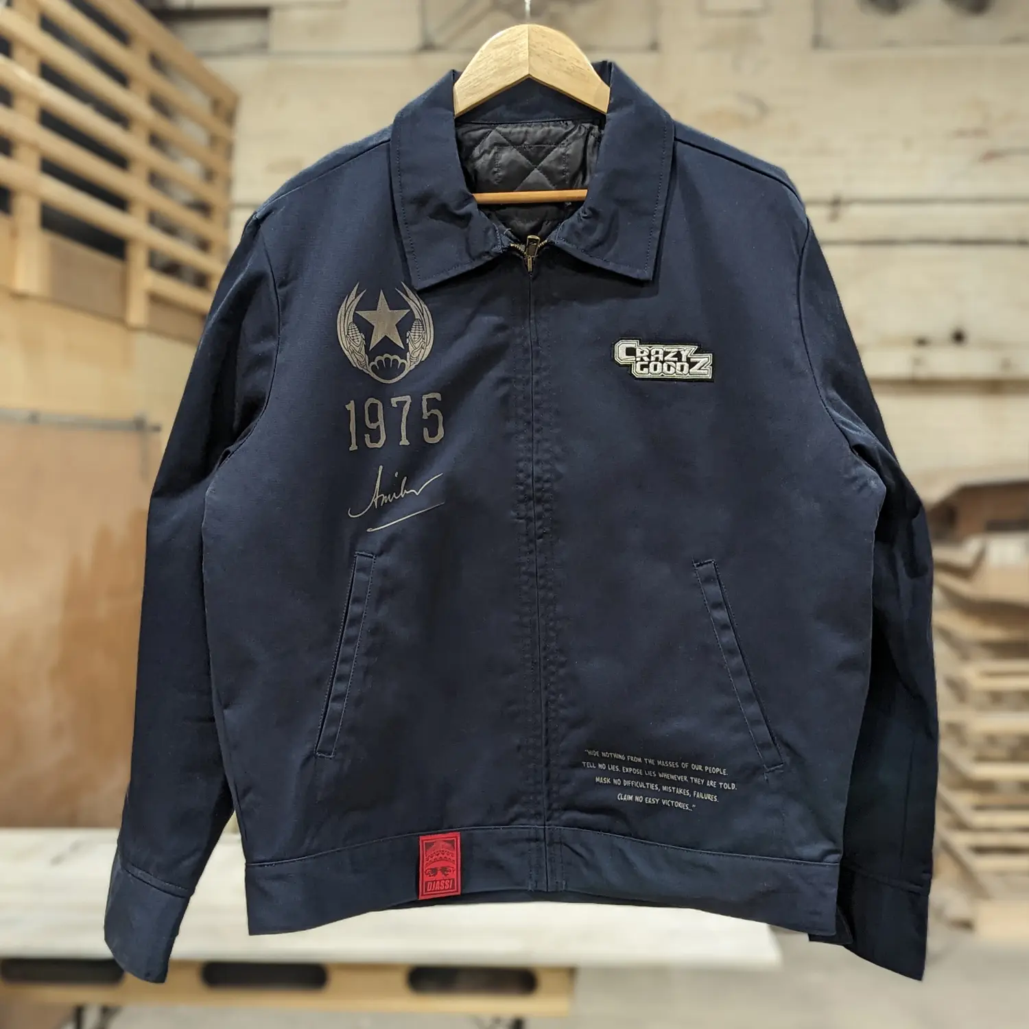 Djassi Mechanic Jacket Navy ( Pre-Order) - Amilcar Cabral