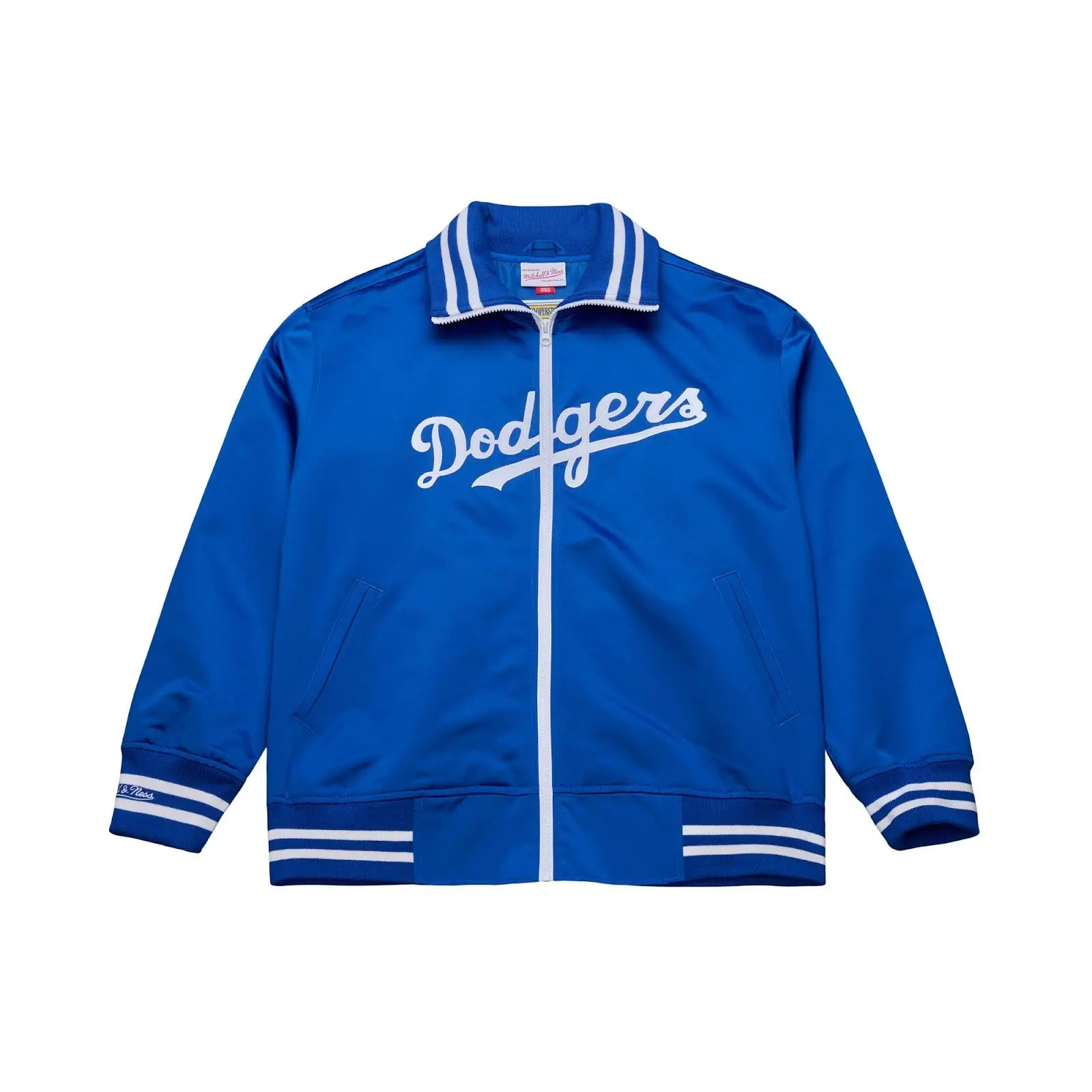 Los Angeles Dodgers 1976 Royal Authentic Dugout Full-Zip Jacket MLB Throwback Outerwear Vintage Fan Gear Mitchell & Ness