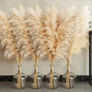 40" inch 20 Stems  Pampas Grass Decor Tall, Pompas Grass, Tall Pampas Grass for Wedding, Party, Farmhouse, Boho Home Decor