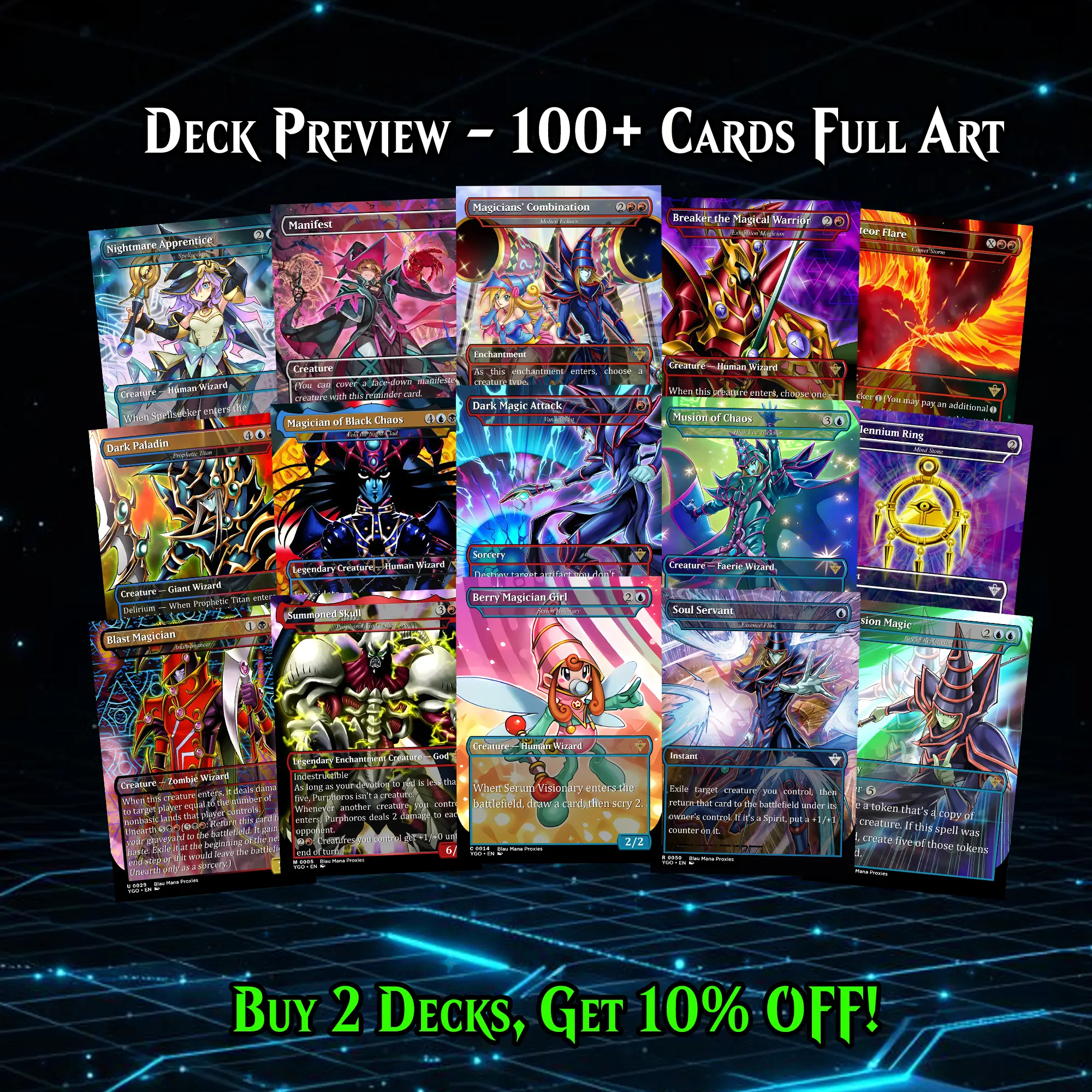 yugioh proxy deck Dragon Tribal EDH Proxy Deck, Bracket 3 Deck Anime Art