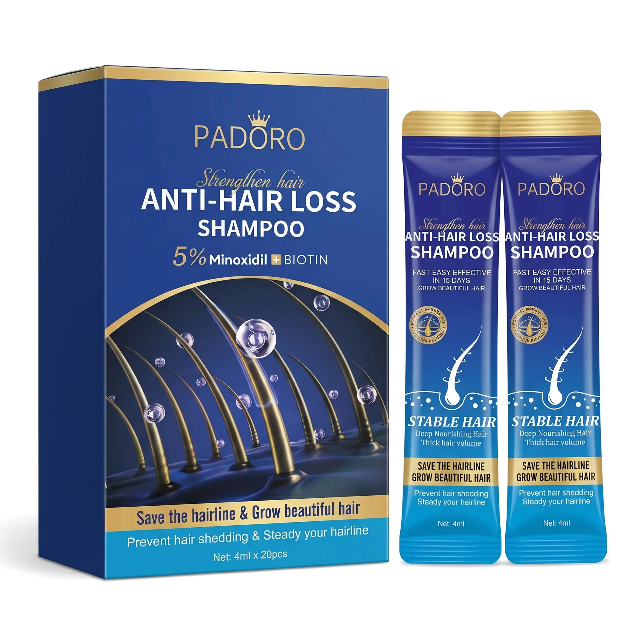 Scalp Care Shampoo | Oil Control & Anti-Dandruff for Voluminous Hair | Hair Strengthening Shampoo | Biotin & Plant Extracts, 20 Travel Packets | Gentle Cleansing for Smoother, Shinier Hair