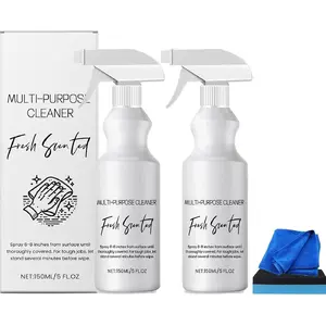 2Pcs R & W Multi Purpose Cleaner, Brazilian Waves Multi Purpose Cleaner,R and W Luxurious Scent, All-purpose Rinse-free Cleaning Spray,Multipurpose Bathroom Foam Cleaner