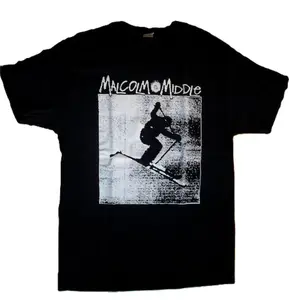 Vintage y2k Malcom in the Middle - T- Shirt- vintage y2k tshirt Menswear Top Streetwear Tropical Shortsleeve