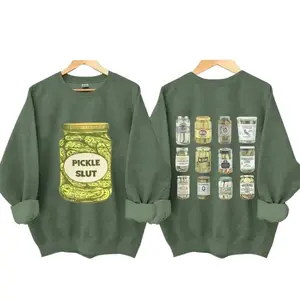 Canned Pickle Slut Sweatshirt - Pickle Slut Sweatshirt - Funny Humor Pickle Sweater - Trendy Pickle Sweatshirt
