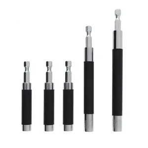 Drill Bit Holder Scalable 5 count/Set, 3.15"/4.7"/5.5"(80/120/140mm)  Drill Bit Extension, Adjustable   Bit Holders 1/4" Hex, Drill Extension Bit Holder