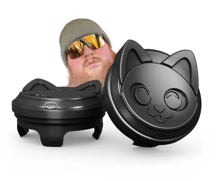 KontrolFreek CaseOh Laser Etched Thumb Grip Thumbsticks, Kitty! Edition, Premium Console Accessory for Gaming Consoles