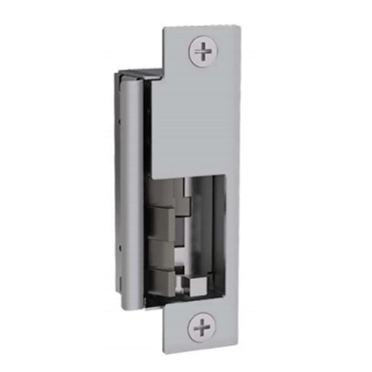 HES  12-24V DC Electric Strike Body, Satin Stainless Steel