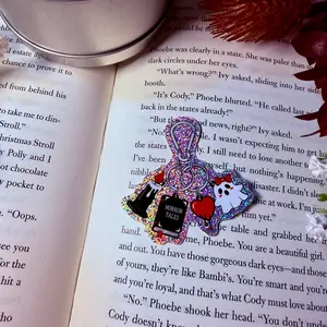 Horror Takes Keychain Crushed Glitter Sticker