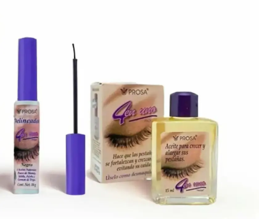 PROSA EYELINER AND MASCARA , BLACK COLOR WATER PROFF