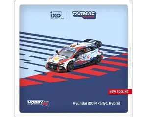 Tarmac Works 1:64 Hyundai i20 N Rally1 Hybrid Rallye Monte-Carlo 2024 Winner Thierry Neuville / Martijn Wydaeghe – Hobby64