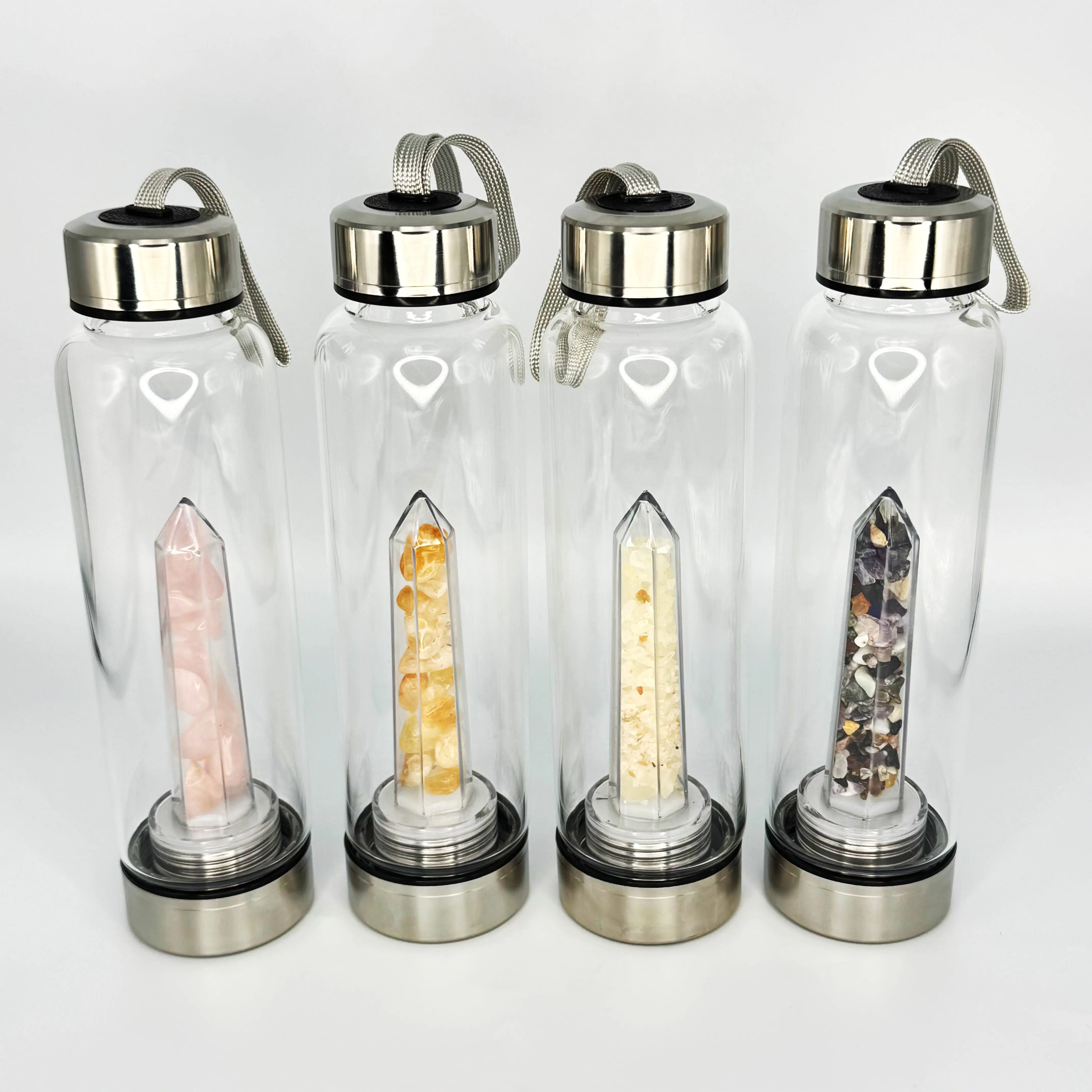 Crystal Infused Water Bottles (20oz)