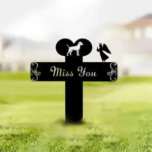 Dog Memorial Stake, Pet Tribute Garden Stake, Heartfelt Gift for Pet Loss and Garden Or Yard Decor, Garden Decoration Supplies