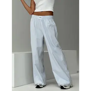 Beach House Pants Blue Stripe