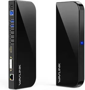 USB Laptop Docking Station Dual Monitors, DisplayLink Laptop Dock for M1-M5 Mac/MacBook Neo, Windows, ChromeOS(HDMI & HDMI/DVI, 6xUSB Ports, LAN, Audio)
