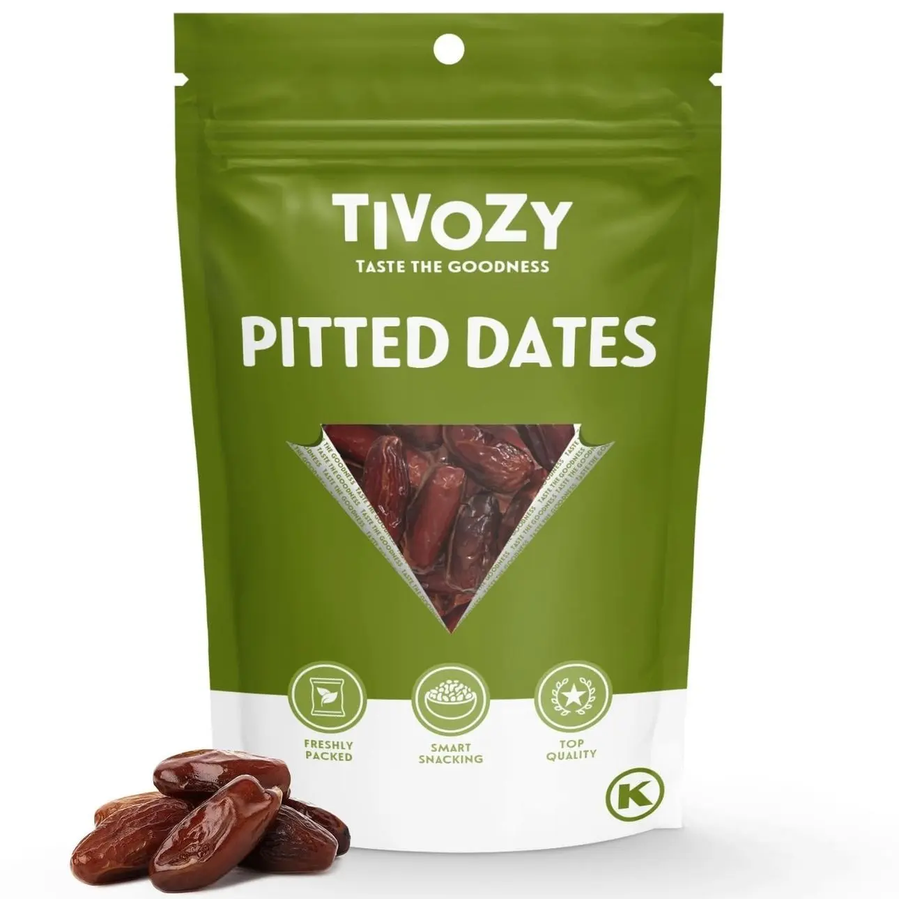 Pitted Dates 1lb pack of Deglet Noor Dates Pitted Bulk No Sugar Added, Delicious and Nutritious Deglet Date Ideal for Baking, Energy Bites and Salads, Whole Dried and Ready to Eat