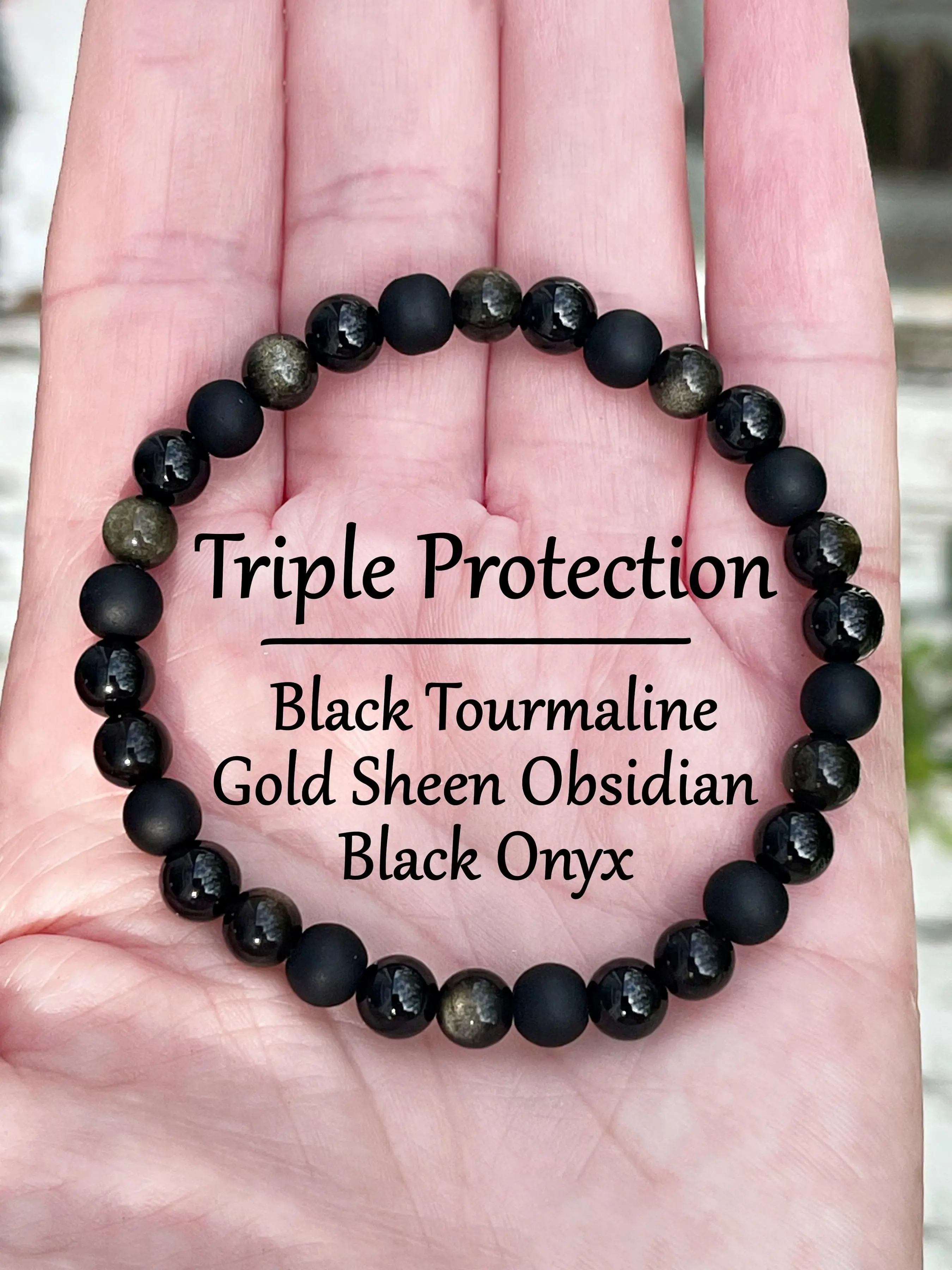 Natural Stone Beaded Bracelet, Fashionable Jewelry for Women & Men, Trendy All-match & Exquisite Jewelry for Birthday Gift, Solstice Gemstone Bracelet, Bead Bracelets