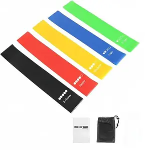 5PCS Resistance Bands for Working Out, Elastic Exercice Loop Bands for Physical Therapy, Set of Stretch Bands HahZen SPORT