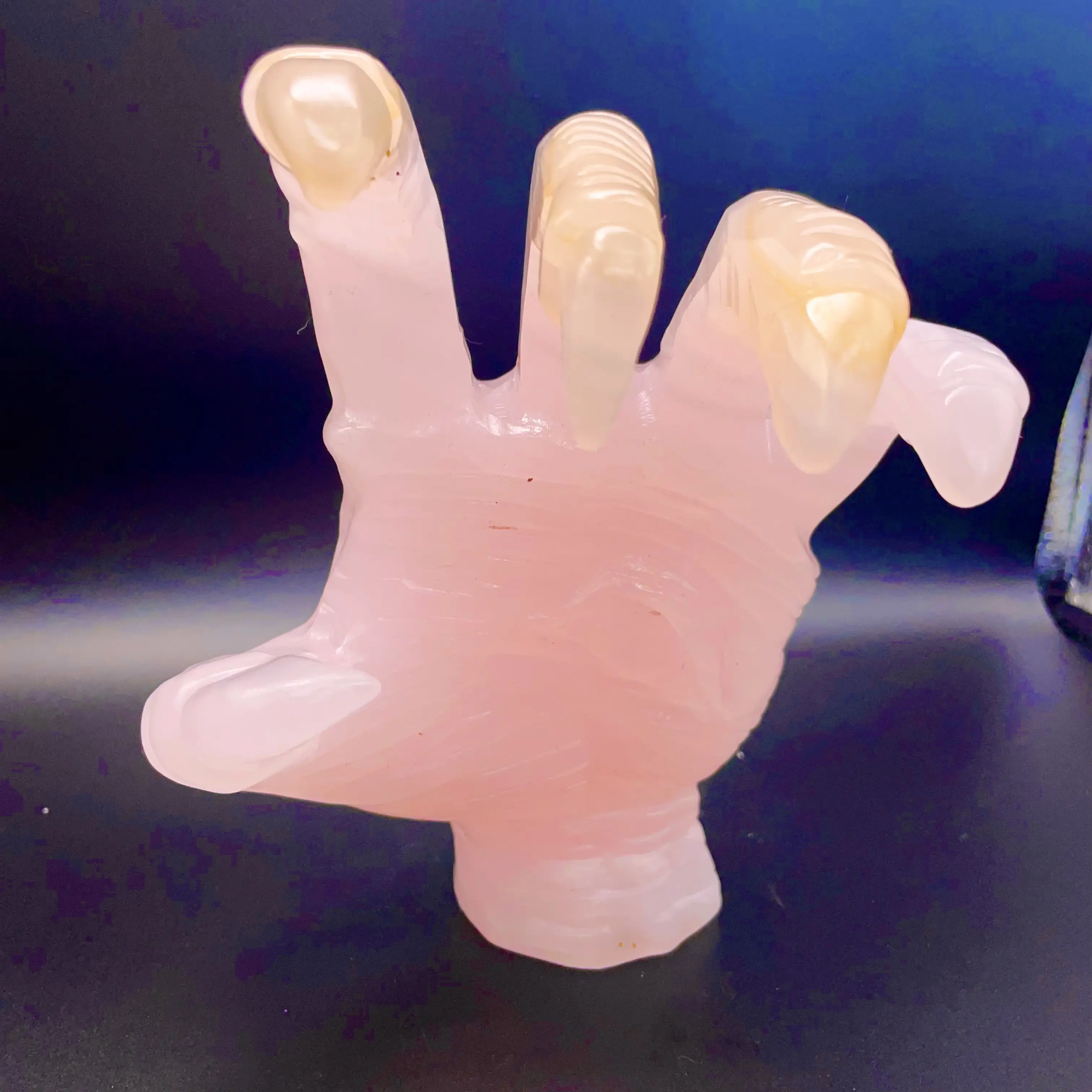 《ZYQ》crystal pink calcite devil's hand