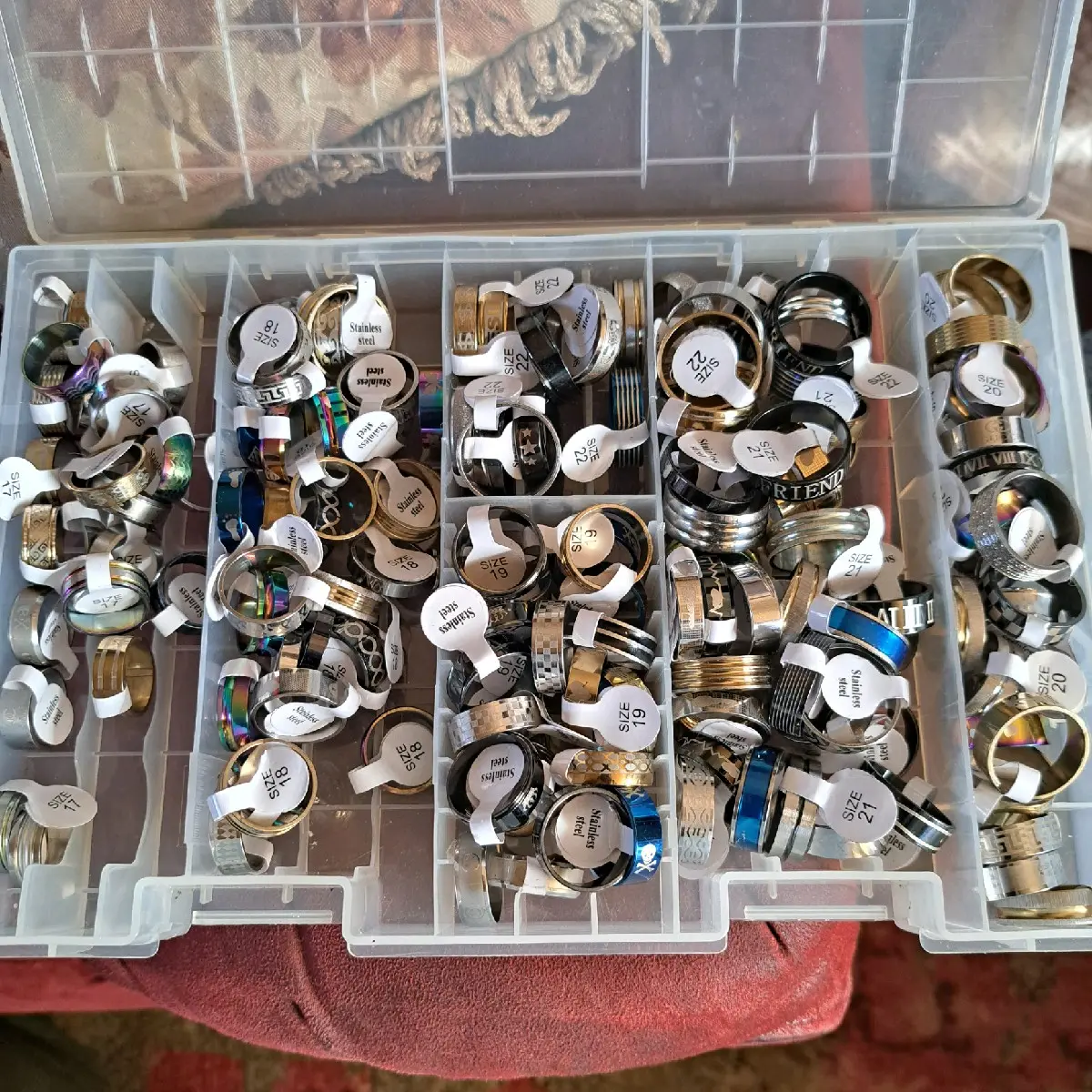 assorted rings assorted rings