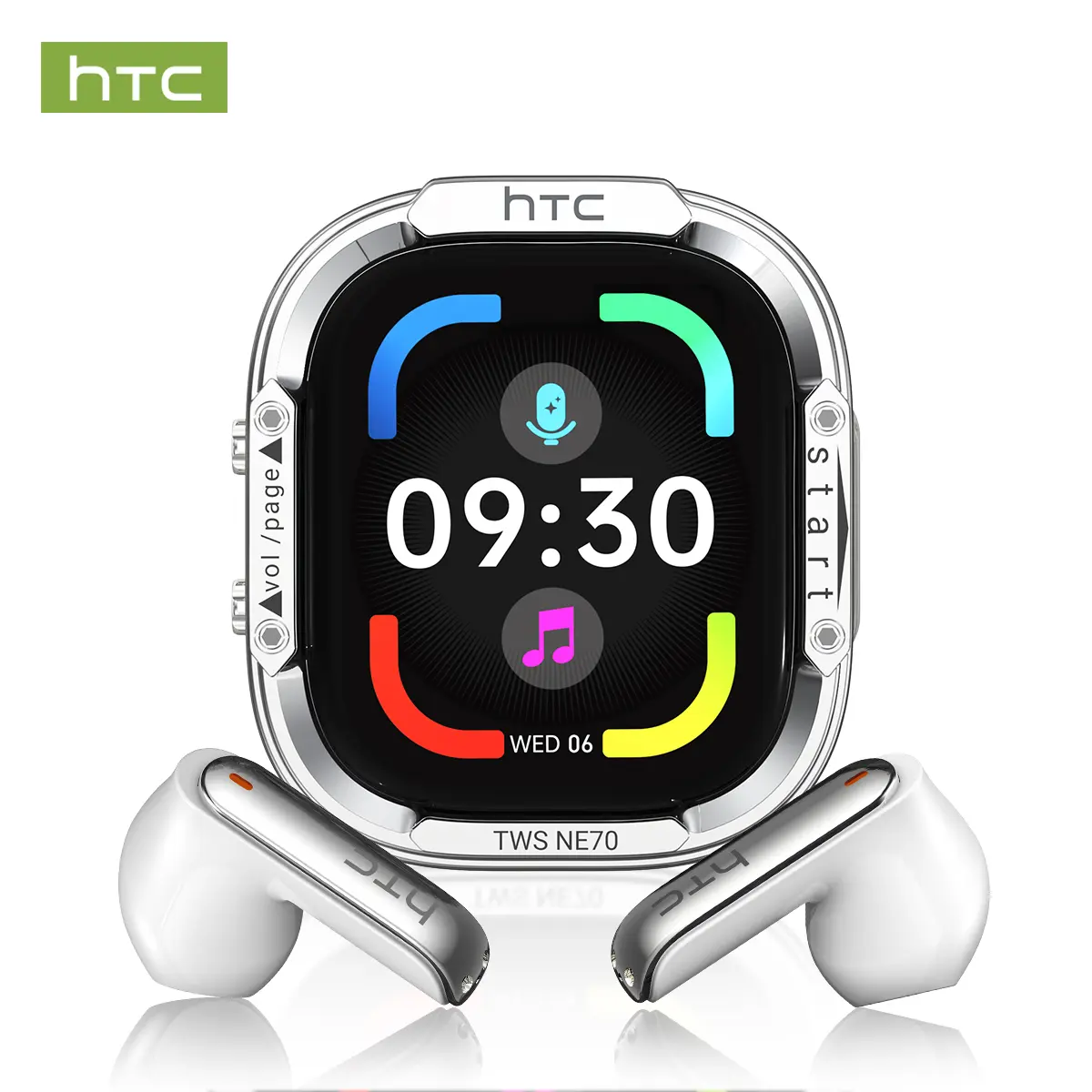 HTC NE70 Wireless Headphones, with LED display, high-fidelity sound, and waterproof design.  These dedicated gaming Bluetooth headphones are suitable for office use, sports, studying, and voice calls, and feature a built-in microphone.