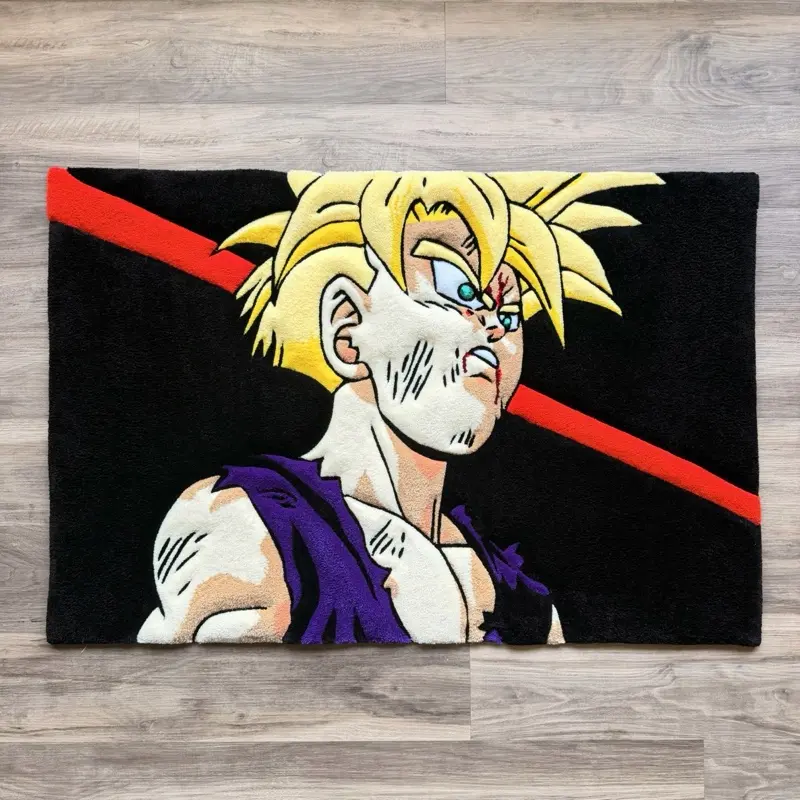 Gohan’s Awakening Custom Rug