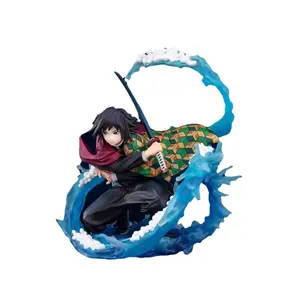 Demon Slayer Tomioka Giyuu Figure - Stunning Model & Ornament with Free Gift - Anime Collectible - Iconic Pose & Attire - Perfect for Fans Figurine Set Display